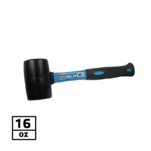 FIXTEC wooden handle rubber hammer combination rubber mallets hammer